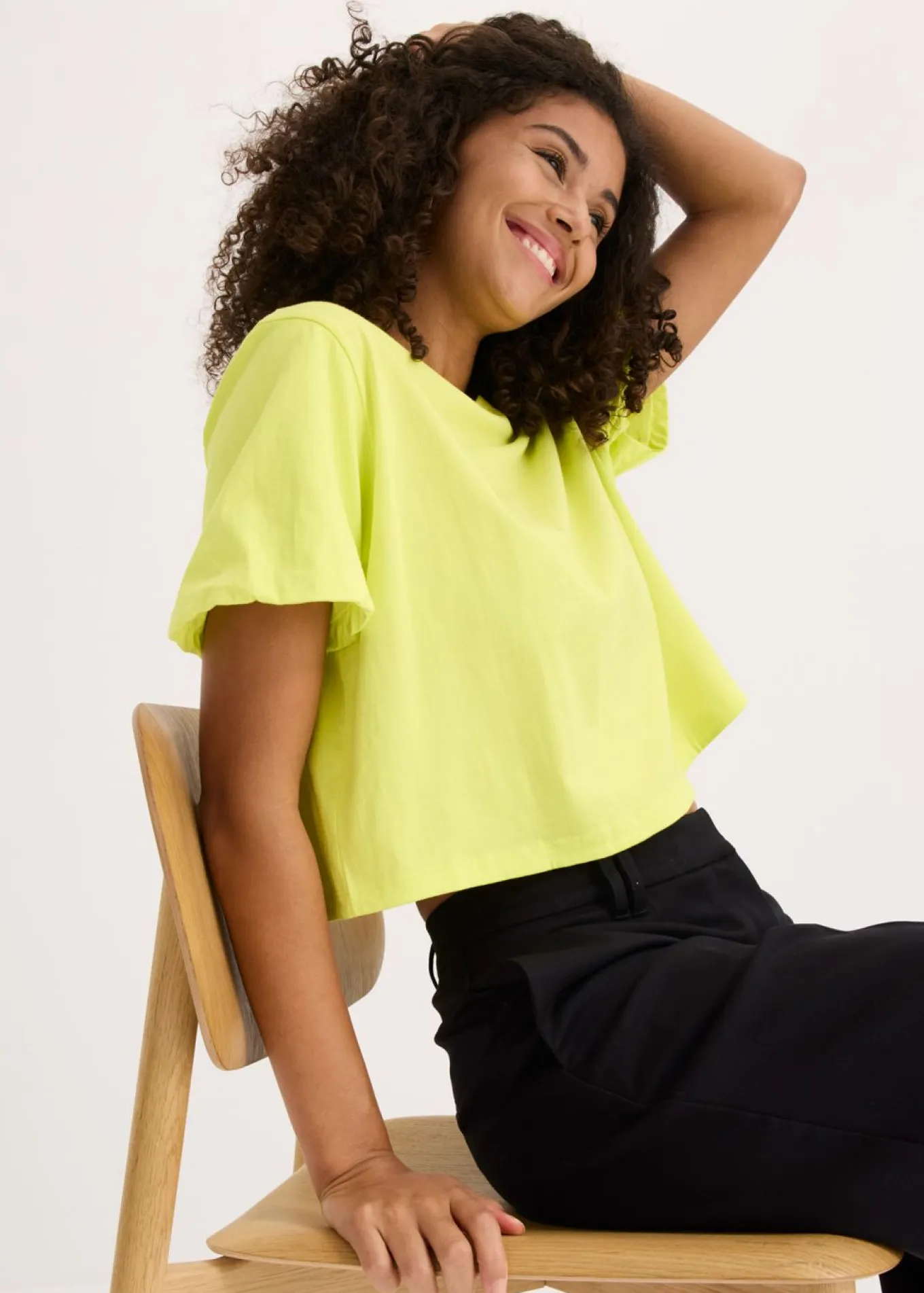 Camiseta holgada de algodón orgánico puro