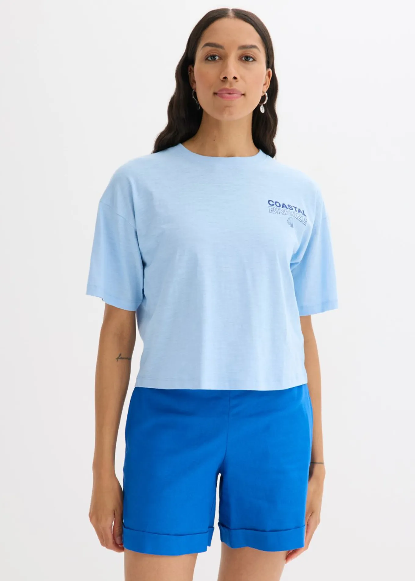Camiseta holgada de algodón orgánico puro