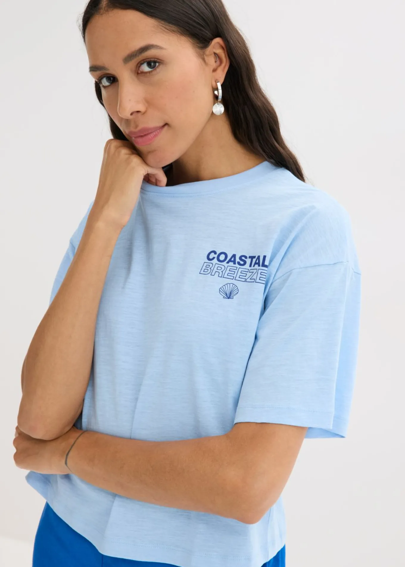 Camiseta holgada de algodón orgánico puro