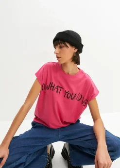 Camiseta holgada de algodón puro
