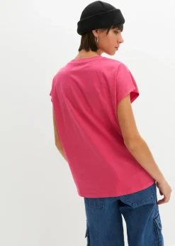 Camiseta holgada de algodón puro
