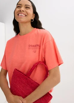 Camiseta holgada de algodón orgánico puro