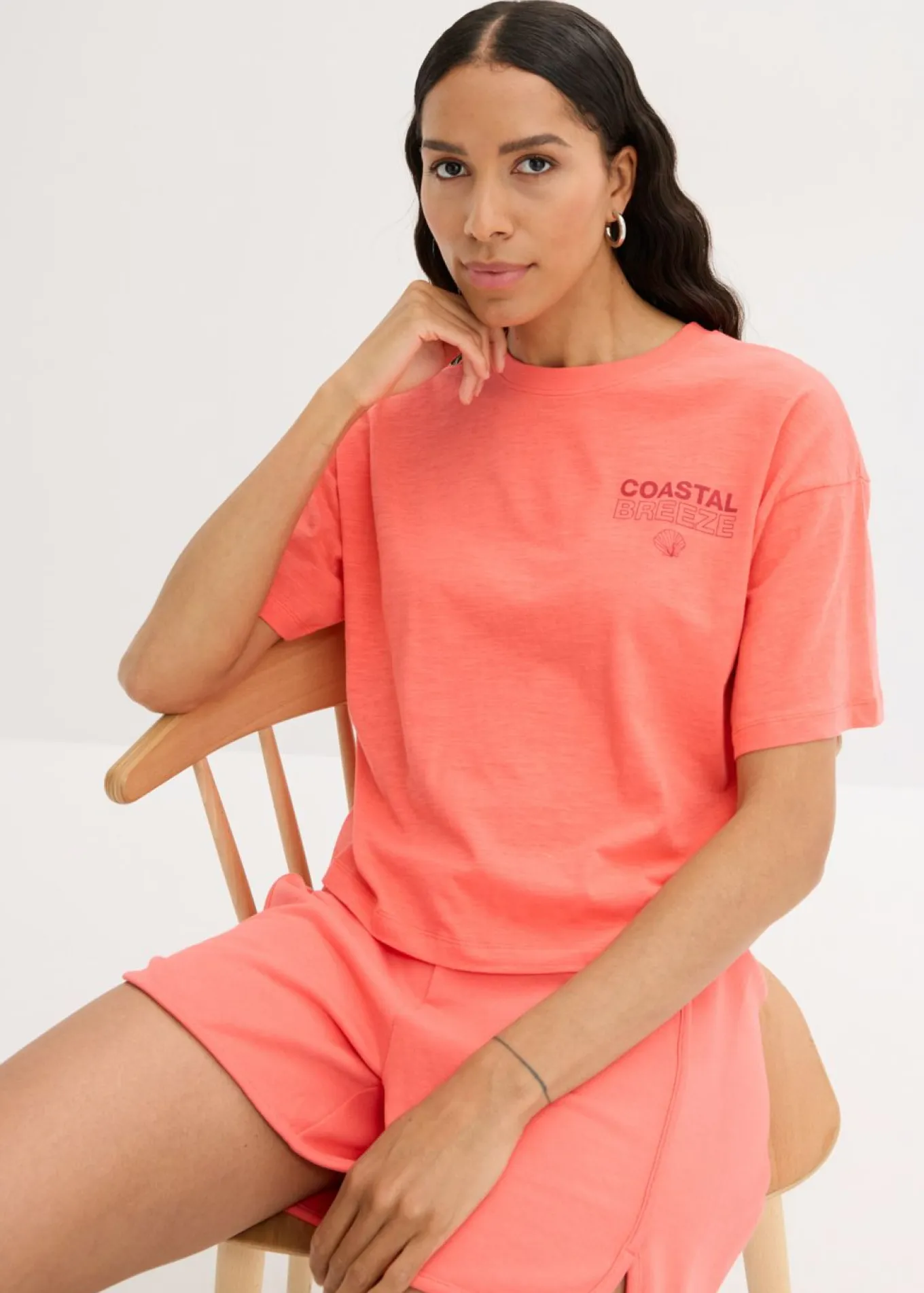 Camiseta holgada de algodón orgánico puro