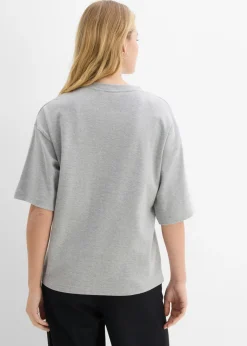 Camiseta holgada de algodón orgánico puro y pesado