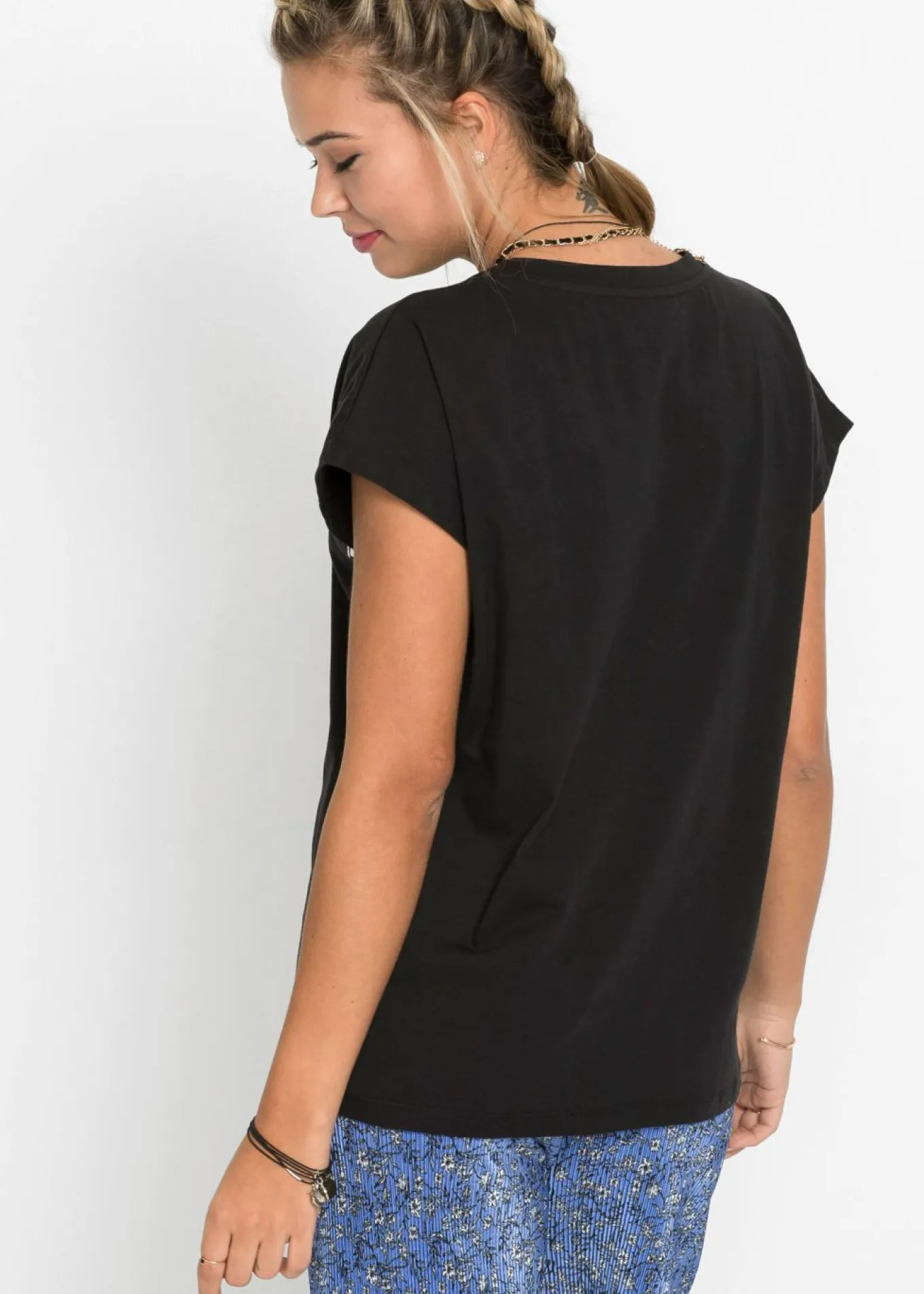 Camiseta holgada de algodón puro