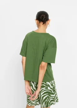 Camiseta holgada de algodón orgánico puro