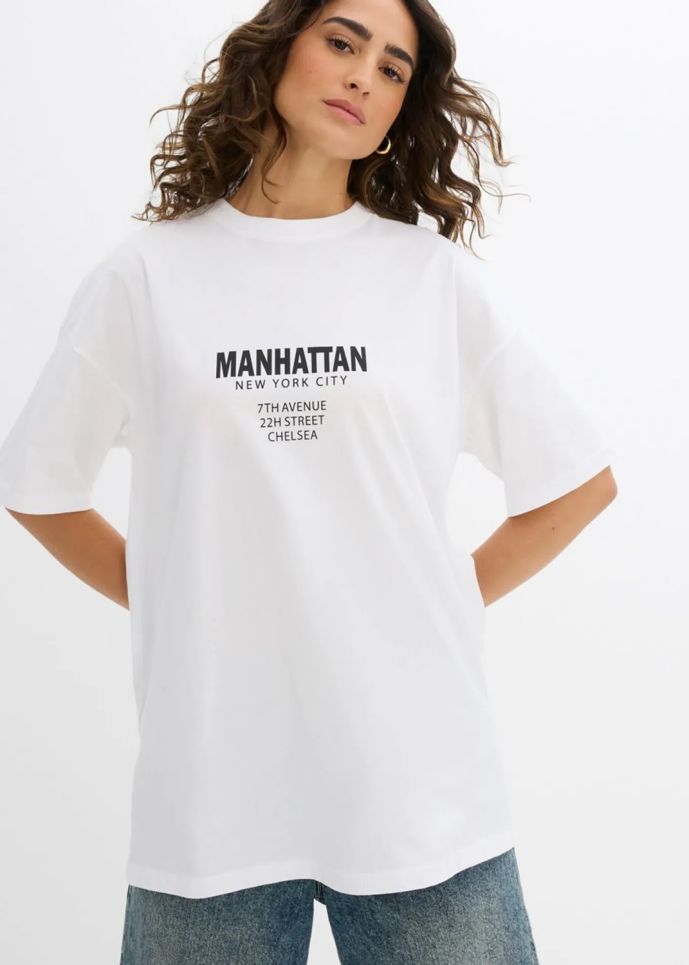 Camiseta holgada de algodón orgánico puro