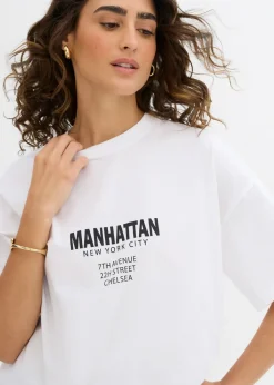 Camiseta holgada de algodón orgánico puro