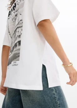 Camiseta holgada de algodón orgánico puro