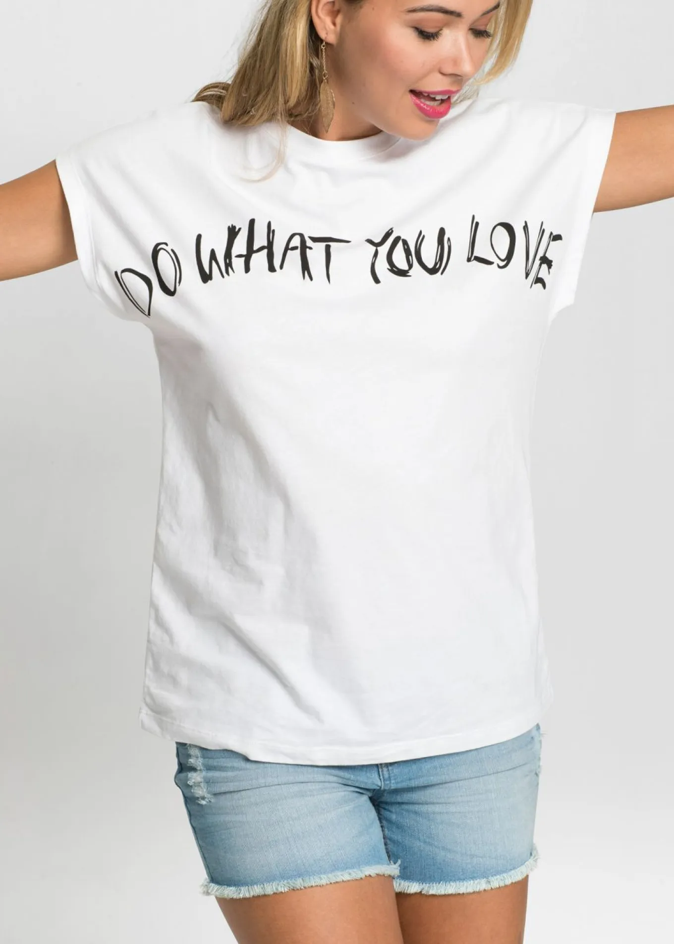 Camiseta holgada de algodón puro