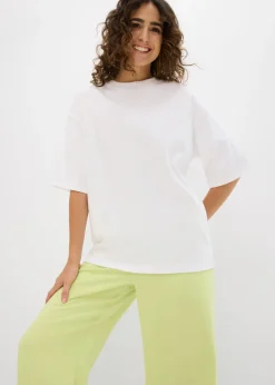 Camiseta holgada de algodón orgánico puro y pesado