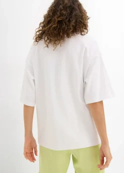 Camiseta holgada de algodón orgánico puro y pesado