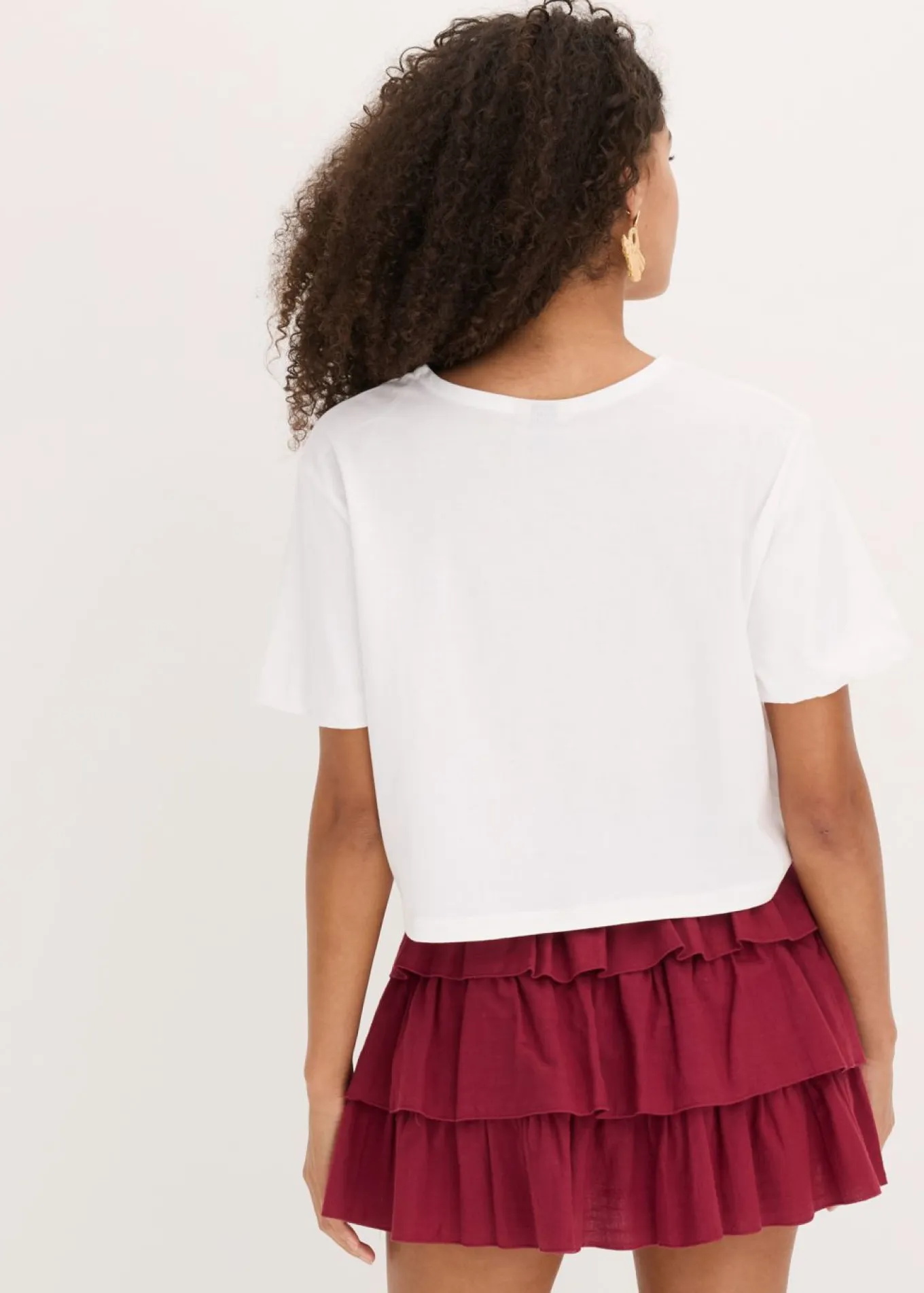 Camiseta holgada de algodón orgánico puro