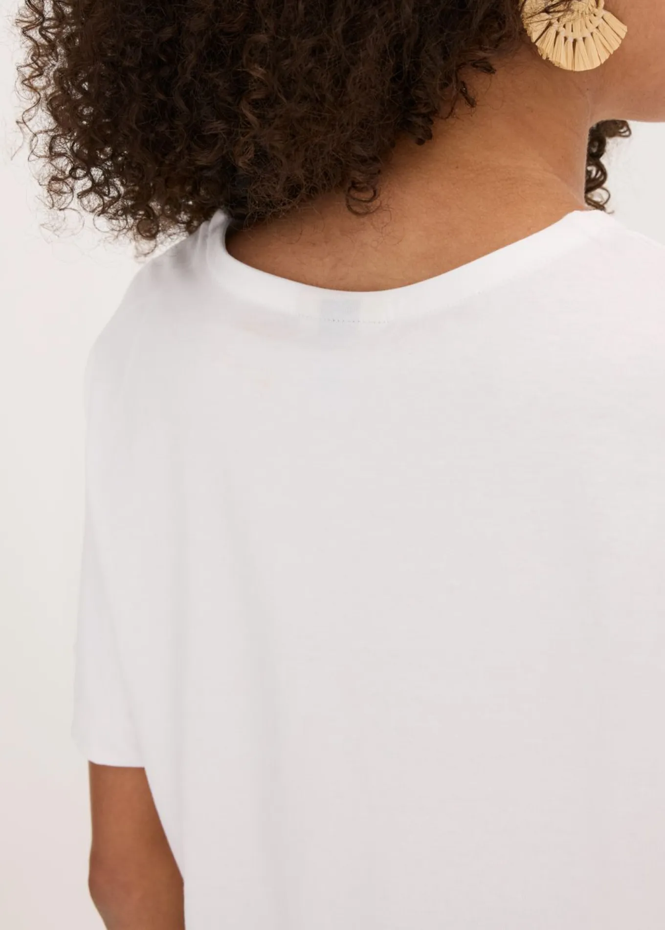 Camiseta holgada de algodón orgánico puro