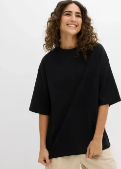 Camiseta holgada de algodón orgánico puro y pesado