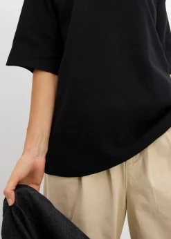 Camiseta holgada de algodón orgánico puro y pesado