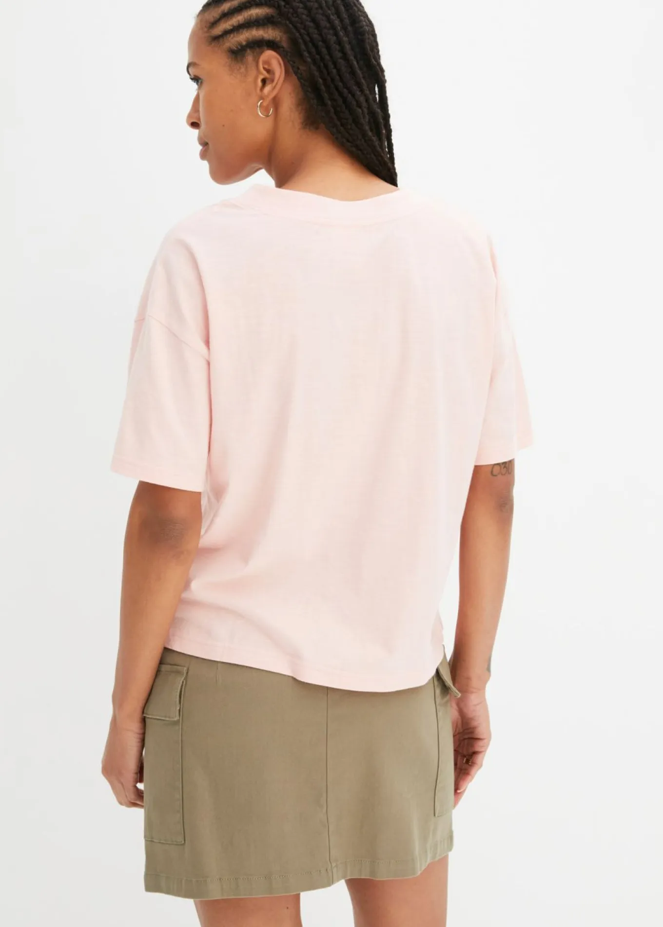 Camiseta holgada de algodón orgánico puro