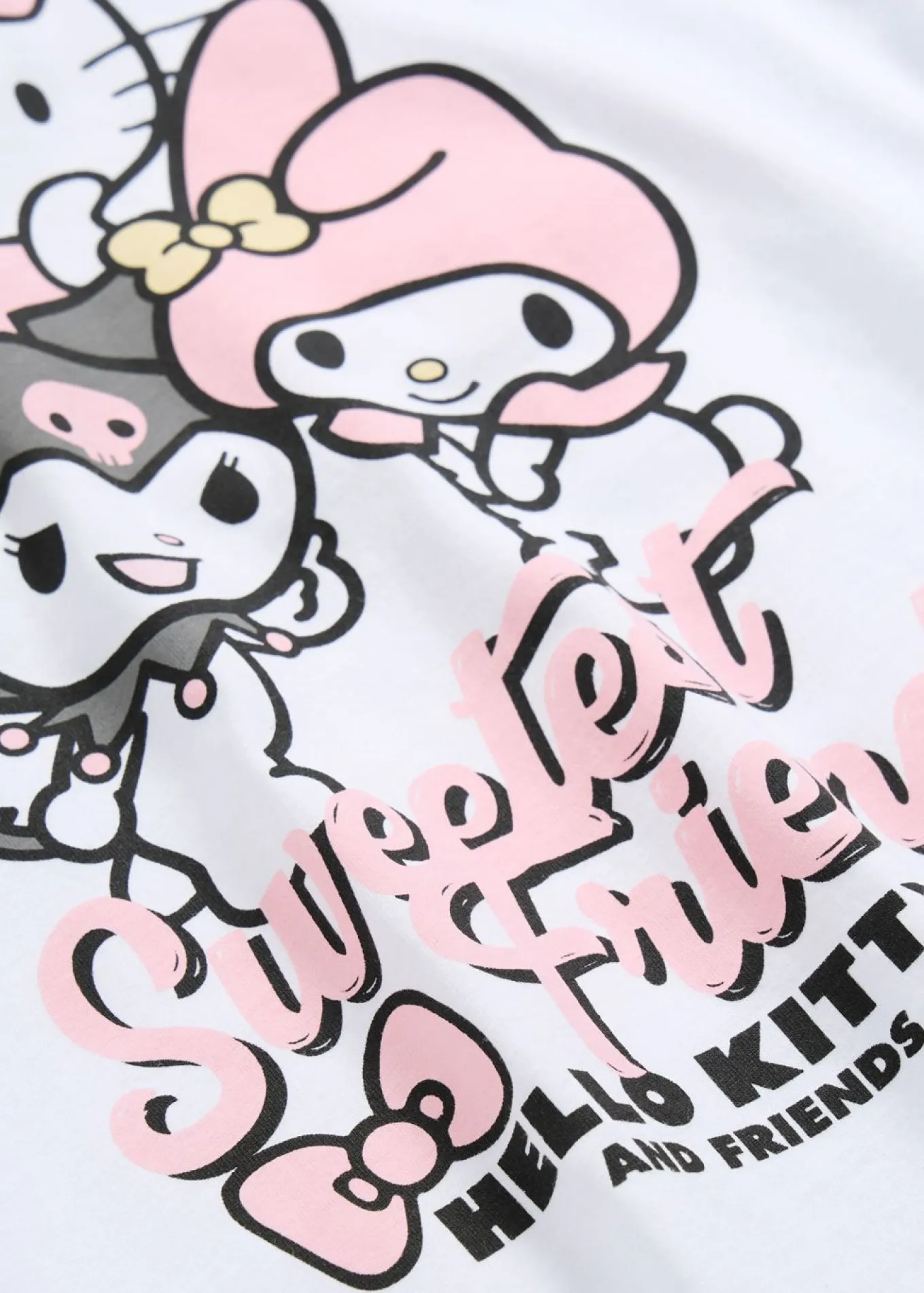 Camiseta holgada de Hello Kitty de algodón puro