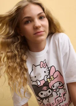 Camiseta holgada de Hello Kitty de algodón puro