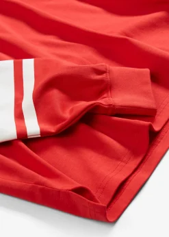 Camiseta holgada de manga larga de algodón orgánico puro