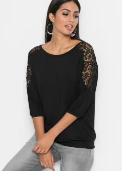 Camiseta holgada de mezcla de viscosa