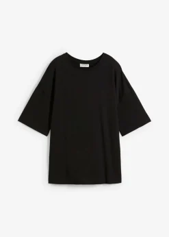Camiseta holgada de mezcla de algodón