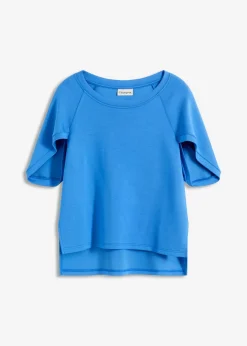 Camiseta holgada de mezcla de viscosa fluida