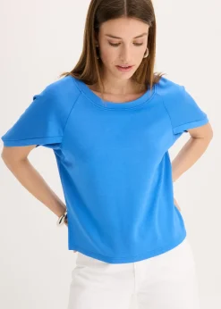 Camiseta holgada de mezcla de viscosa fluida