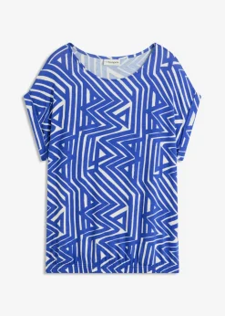 Camiseta holgada de mezcla de viscosa fluida
