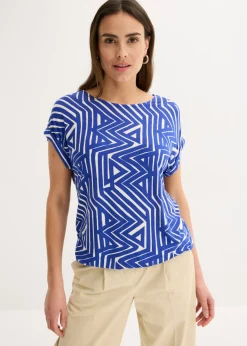 Camiseta holgada de mezcla de viscosa fluida