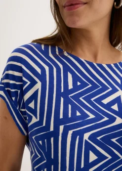 Camiseta holgada de mezcla de viscosa fluida