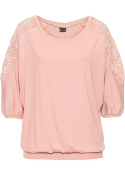 Camiseta holgada de mezcla de viscosa