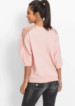 Camiseta holgada de mezcla de viscosa