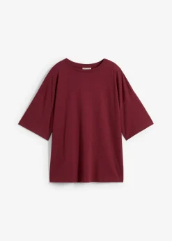Camiseta holgada de mezcla de algodón