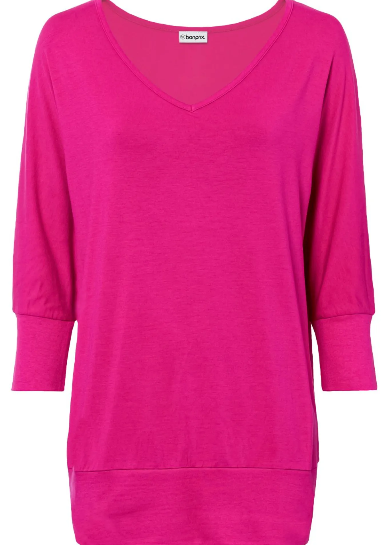 Camiseta holgada de viscosa fluida