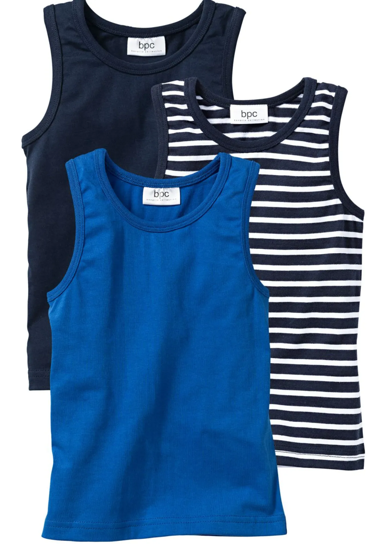 Camiseta interior con algodón orgánico suave (3 unidades)