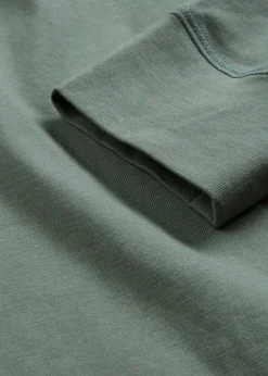 Camiseta larga con cuello redondo, manga larga (5 unidades)