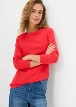 Camiseta larga con cuello redondo, manga larga (5 unidades)