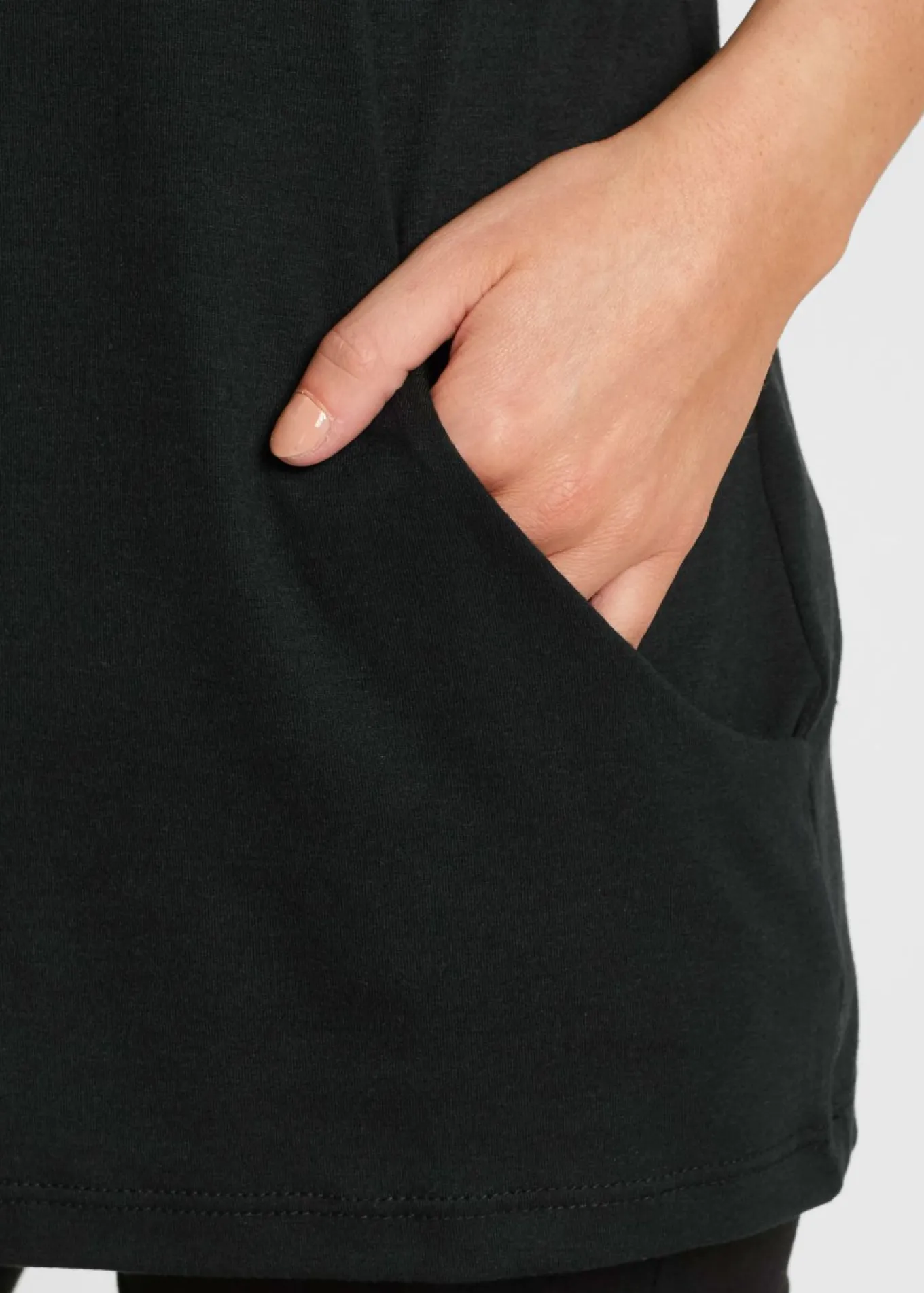 Camiseta larga con viscosa