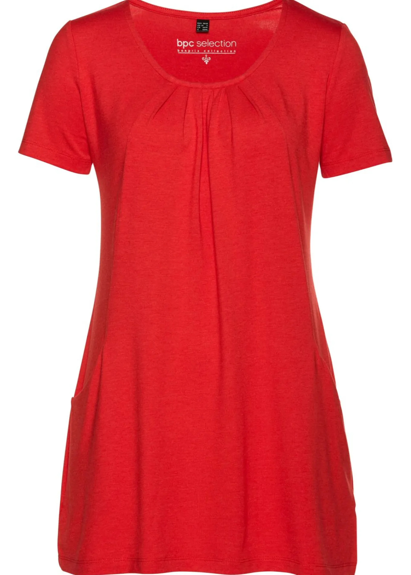 Camiseta larga con viscosa