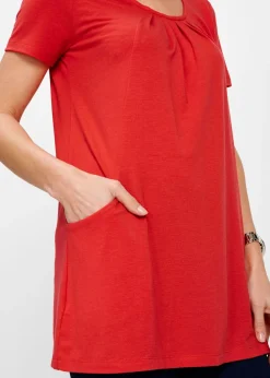 Camiseta larga con viscosa