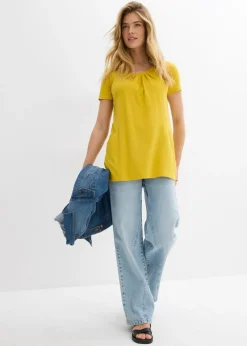 Camiseta larga con viscosa