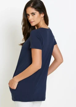 Camiseta larga con viscosa