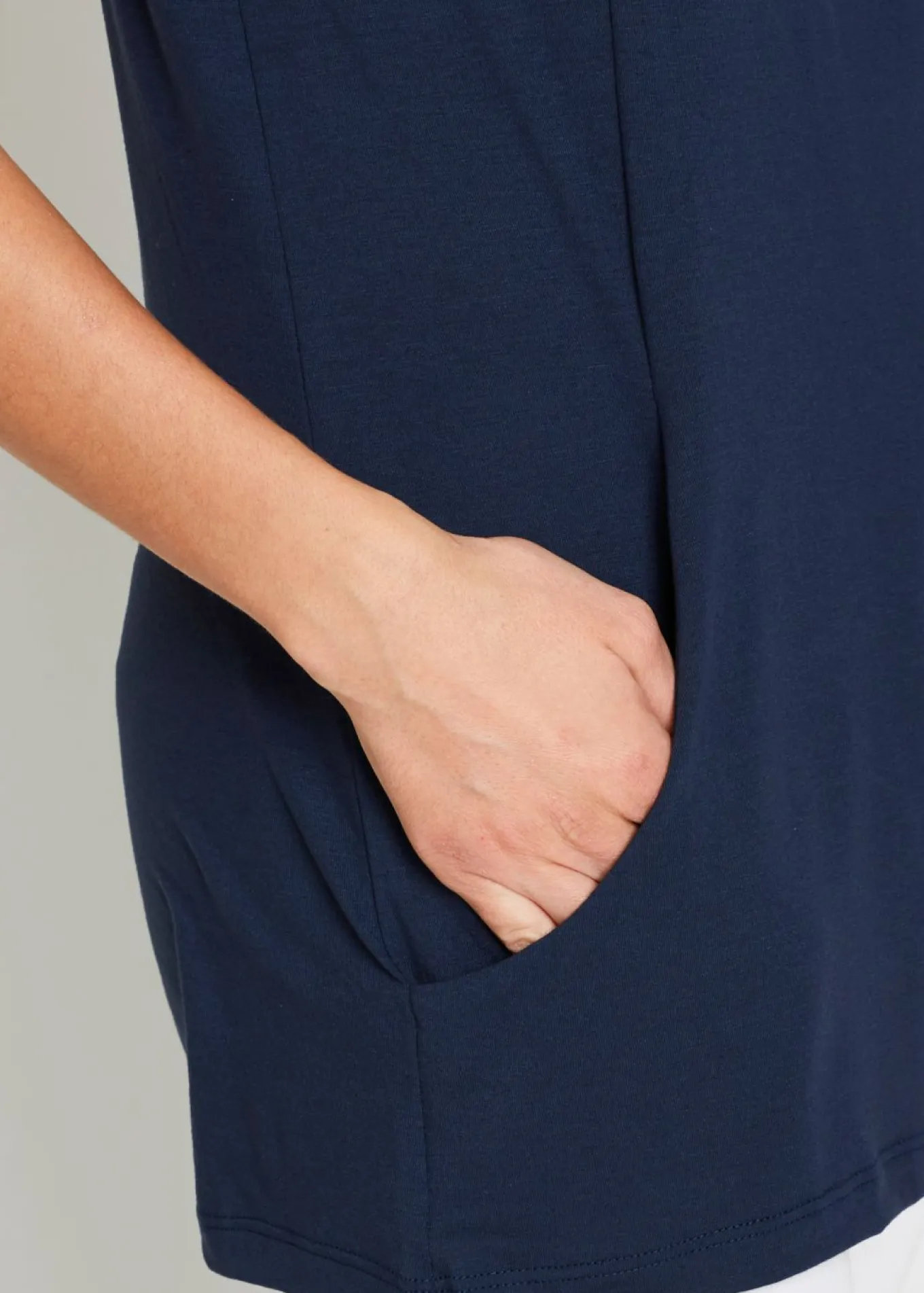 Camiseta larga con viscosa