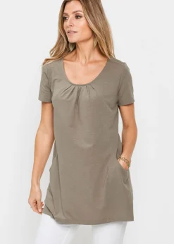 Camiseta larga con viscosa