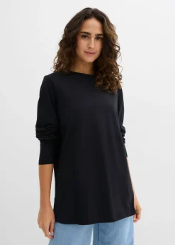 Camiseta larga de algodón orgánico puro