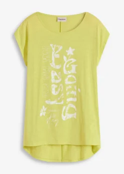 Camiseta larga de algodón orgánico puro