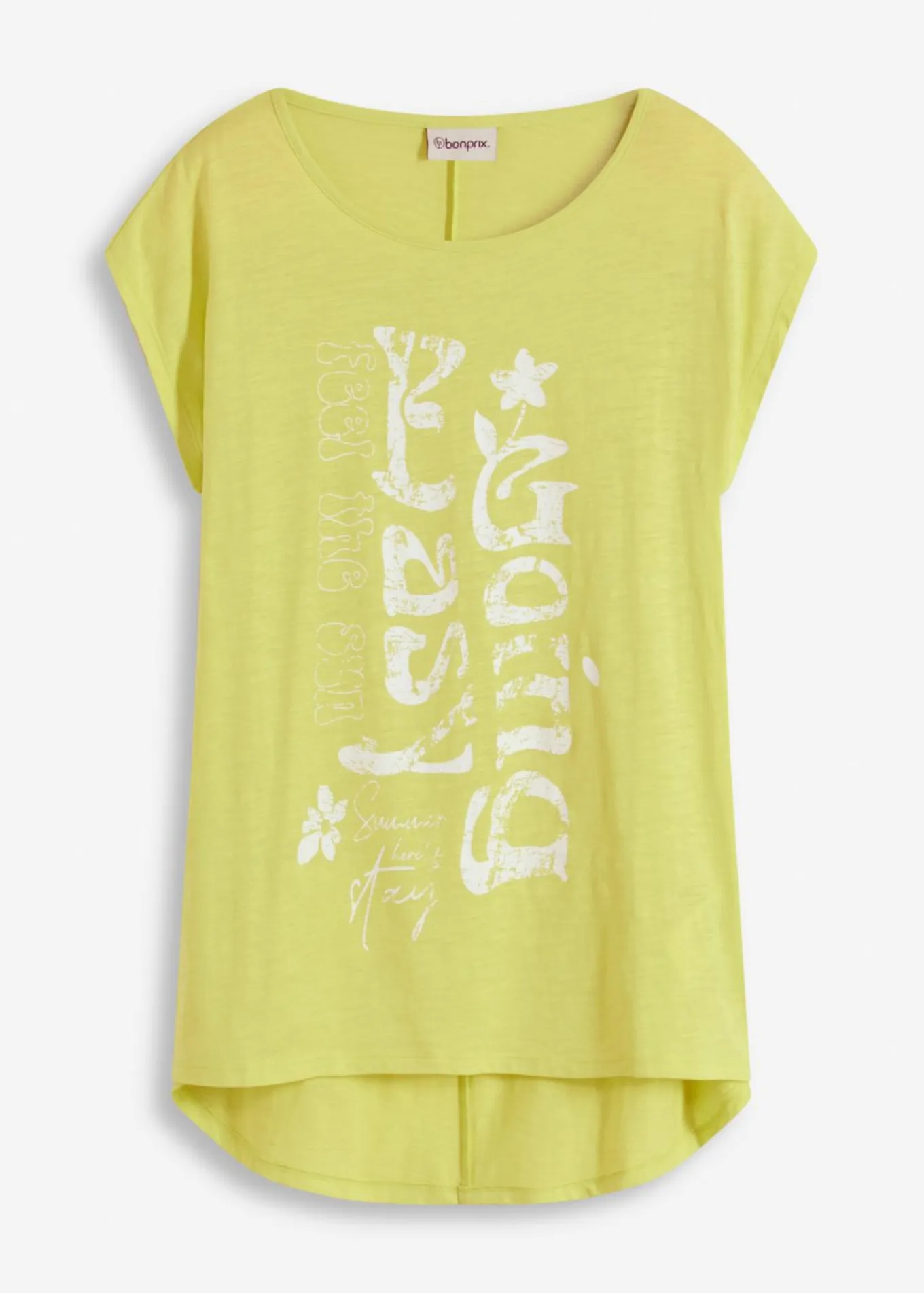 Camiseta larga de algodón orgánico puro