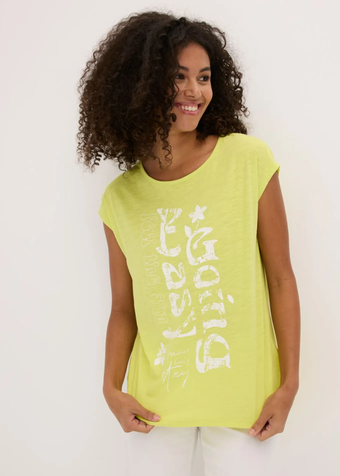 Camiseta larga de algodón orgánico puro