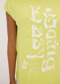 Camiseta larga de algodón orgánico puro